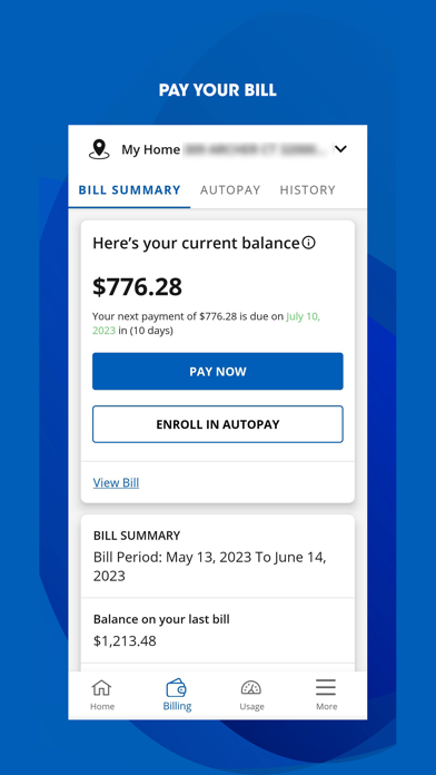 My Washington Gas Screenshot