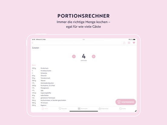 food with love: Rezepte iPad app afbeelding 4