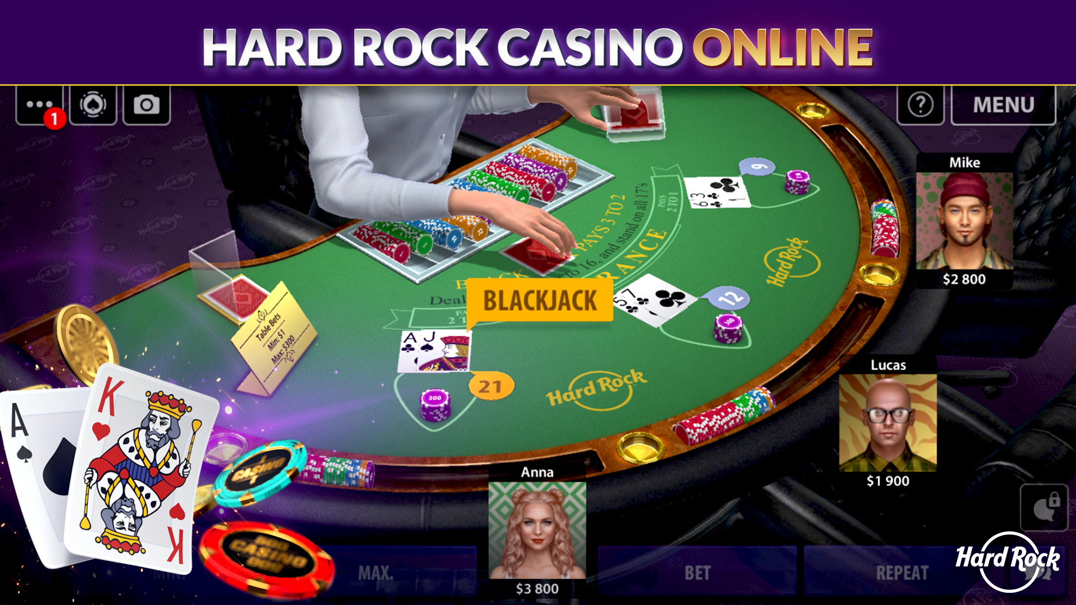 Hard Rock Blackjack & Kasino