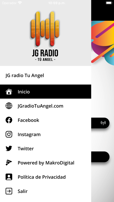 JG RADIO TU ANGEL Screenshot