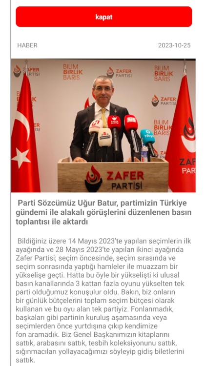 Zafer Senin