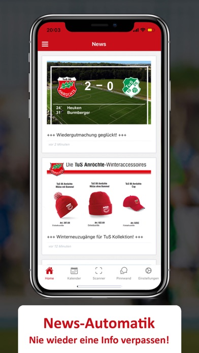 TuS Anröchte App Screenshot