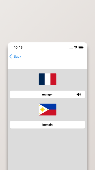 Screenshot #2 pour Dictionnaire Tagalog-Français