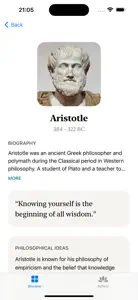 Daily Philosophy screenshot #2 for iPhone