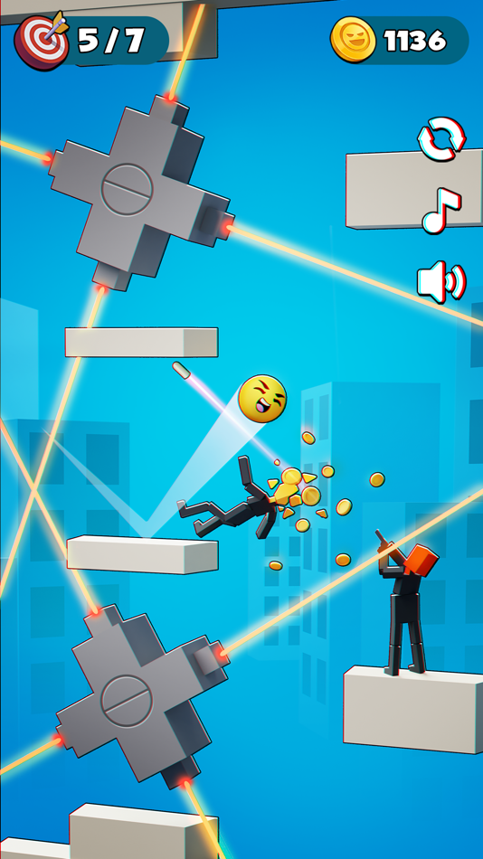 #2. Bullet Smile: Ragdoll Puzzles (iOS) 由: Take Top Entertainment LLP