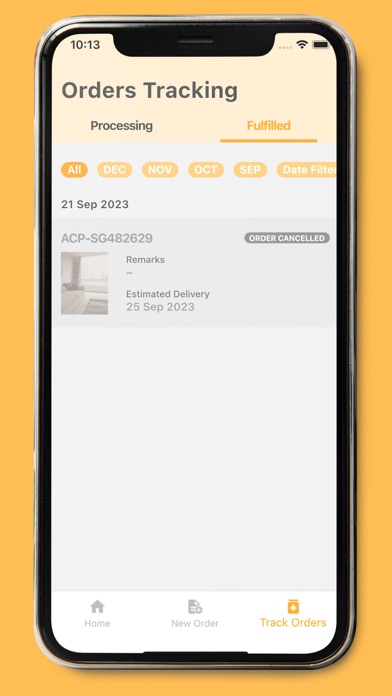 Rx Order Screenshot