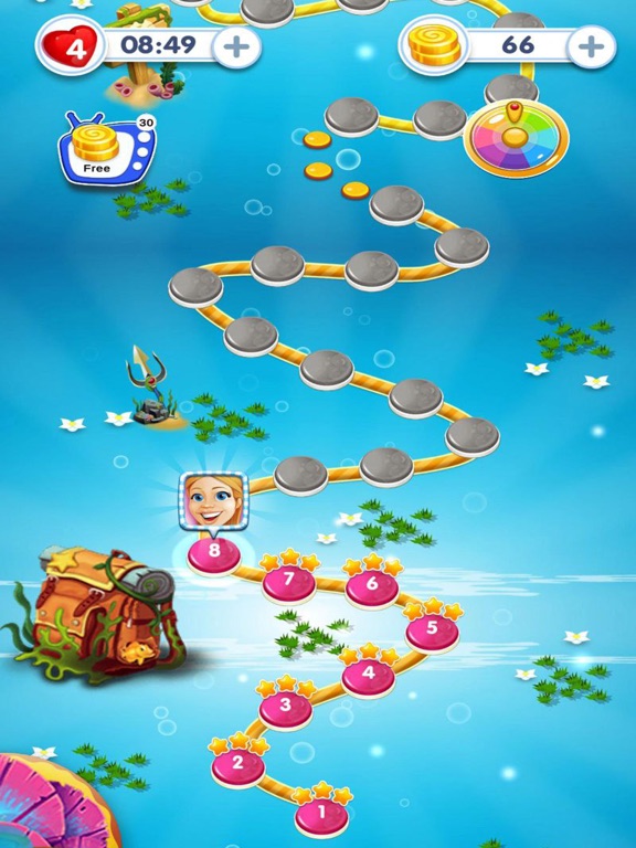 Screenshot #5 pour Fish Hunter - Match 3 Puzzles