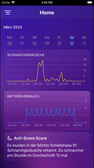 Silent-Night - Anti Snoring Screenshot