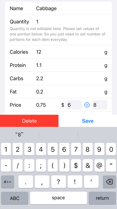 Eat & Workout Screenshot