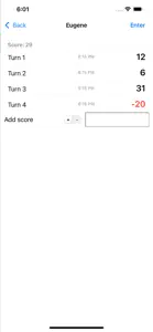 Score Keeper - Keep Score screenshot #2 for iPhone