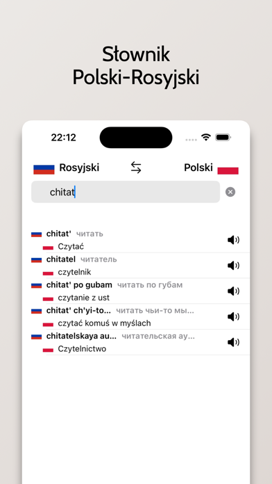 Słownik Rosyjski-Polski Screenshot