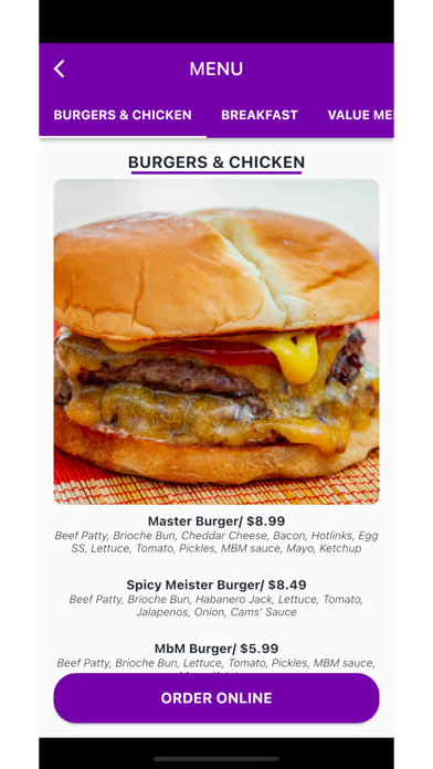 Master Burger Meister Screenshot