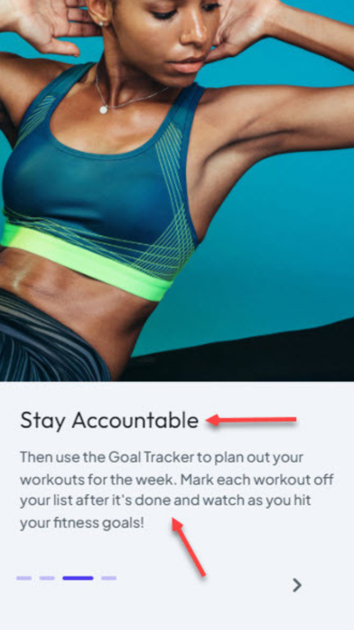 Workout Ideas & Goal Tracker Screenshot