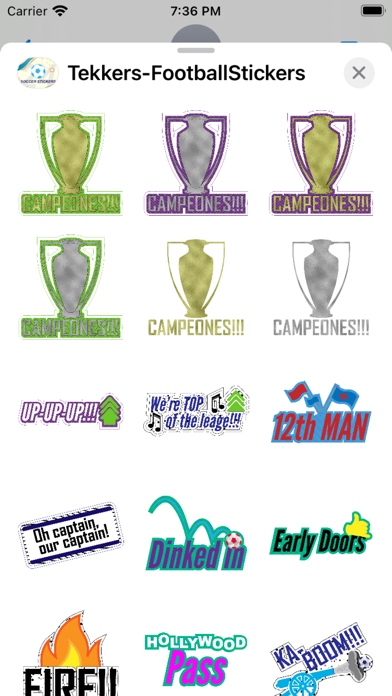 Soccer - Stickers Screenshot