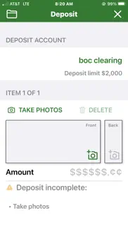 bank of commerce business app iphone screenshot 4
