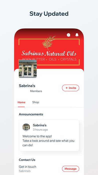 Sabrinas Natural Oils Screenshot