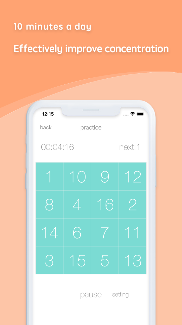 Schulte Grid-Puzzle games