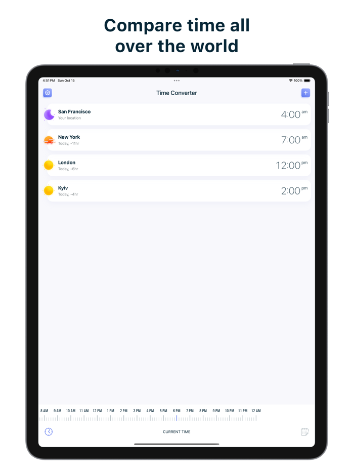 Time Zone Converter and Widget