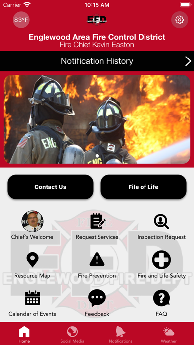 Englewood Fire Department (FL) Screenshot