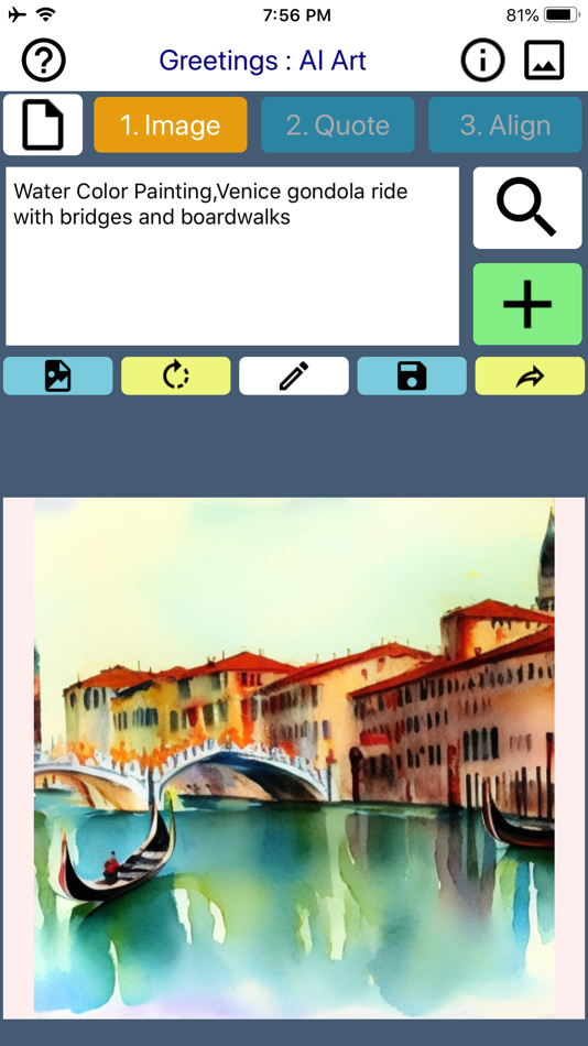 #1. AI Greetings Art (iOS) Podle: Mahesh Thite