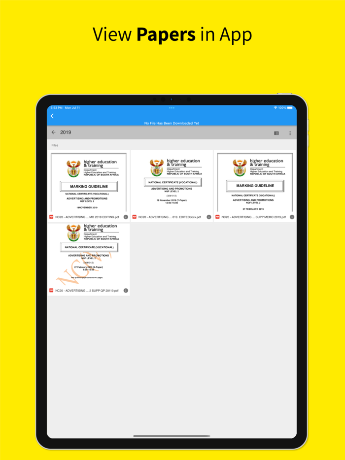 TVET NCV Exam Papers