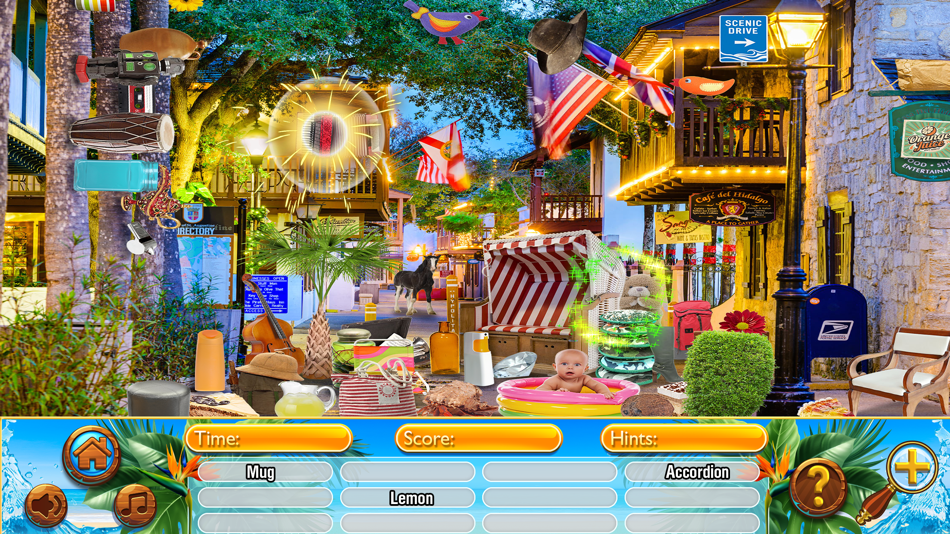 #7. Hidden Object Florida Vacation (iOS) 由: Brainfull, LLC