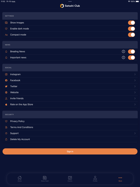 App screenshot