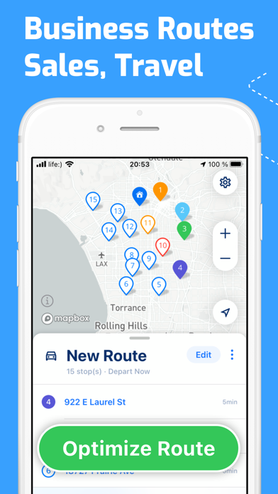 Route Planner, Delivery, MyWay Screenshot