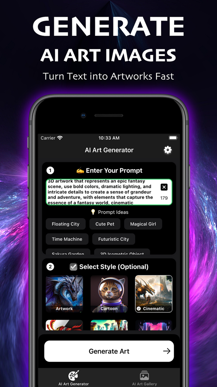 A.I Art Generator App