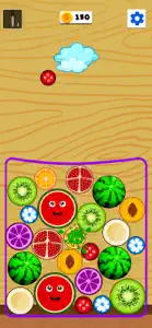 Merge Fruit Fun Drop Game screenshot #1 for iPhone