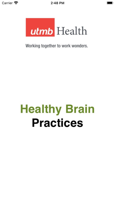 utmbHealthyBrain Screenshot