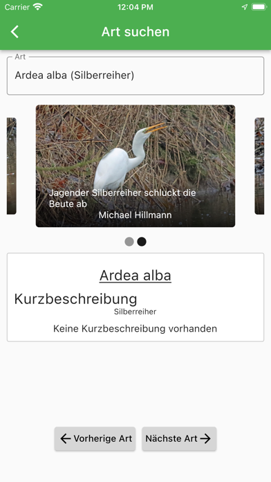 Biodiversitätsatlas FWW Screenshot