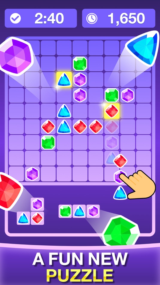 #2. Jewel Bash - Block Puzzle (iOS) 由: NanoGlitch LTD
