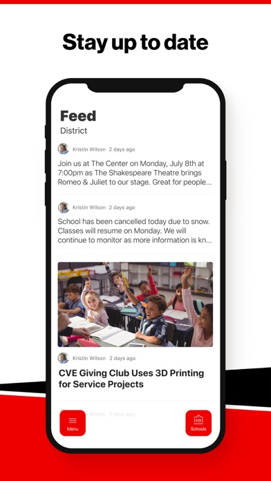 Chamberlain School District Screenshot