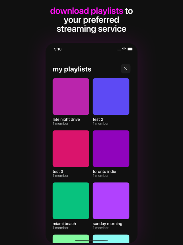 ‎cadenza - public playlists Screenshot