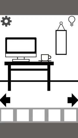 Game screenshot モノクロ部屋からの脱出 脱出ゲーム hack