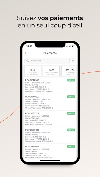 PFS - Back Office Wholesaler Screenshot