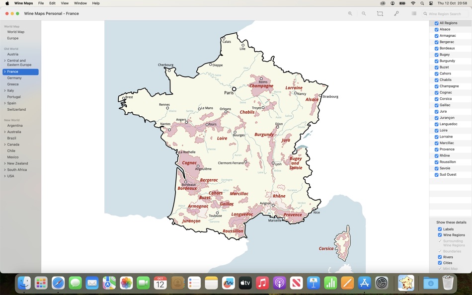 #1. Wine Maps (Unbundled) (macOS) 由: Jonathan Lord
