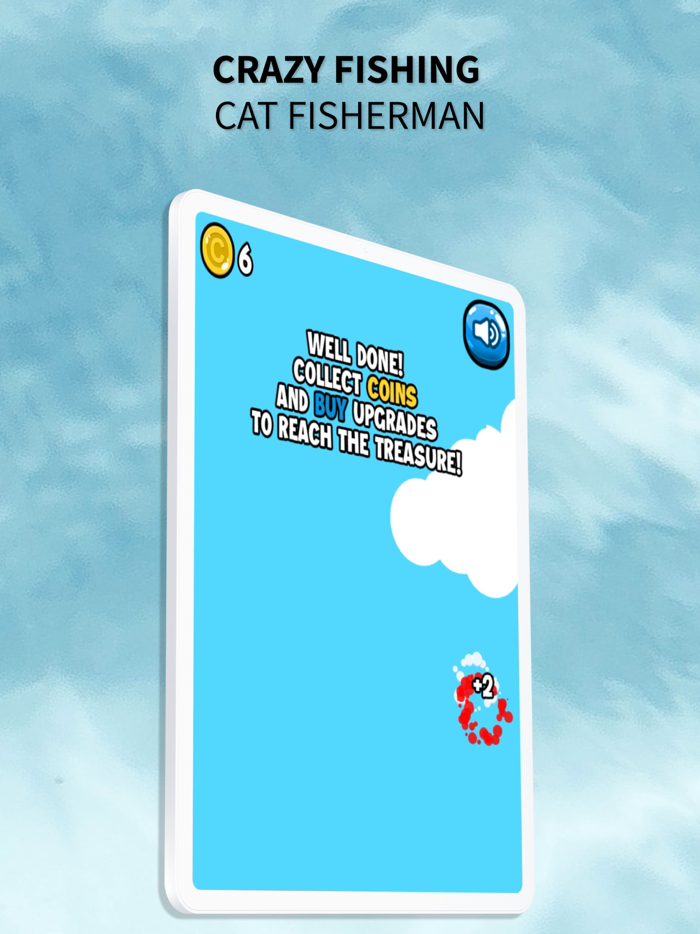 Crazy Fishing - Cat Fisherman