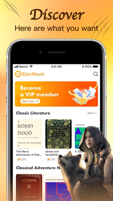 EpicNovel - popular novels Screenshot
