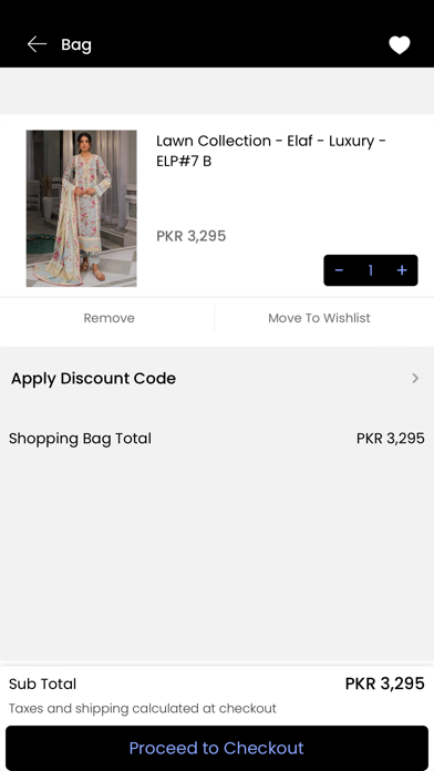 Saleem Fabrics Screenshot