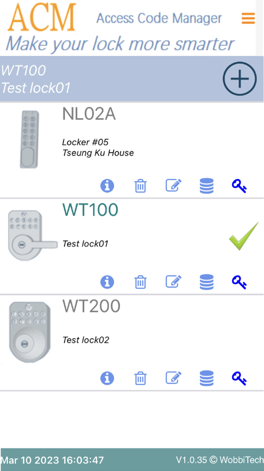 #3. ACM for locks (iOS) Podle: WOBBI TECHNOLOGY LIMITED