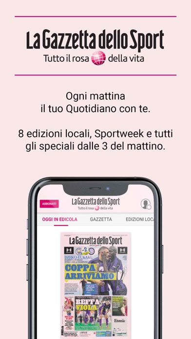 Gazzetta Reader Screenshot