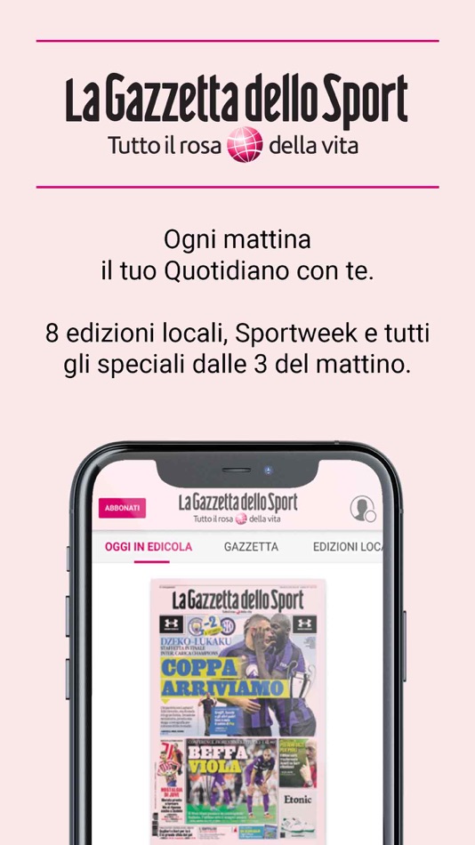 #3. Gazzetta Reader (iOS) Podle: RCS MediaGroup S.p.A.