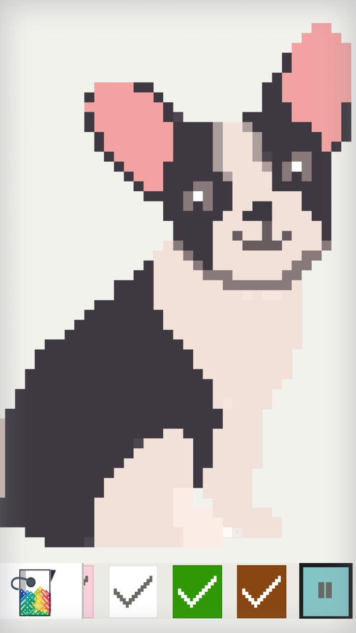 Pixel Land color by number