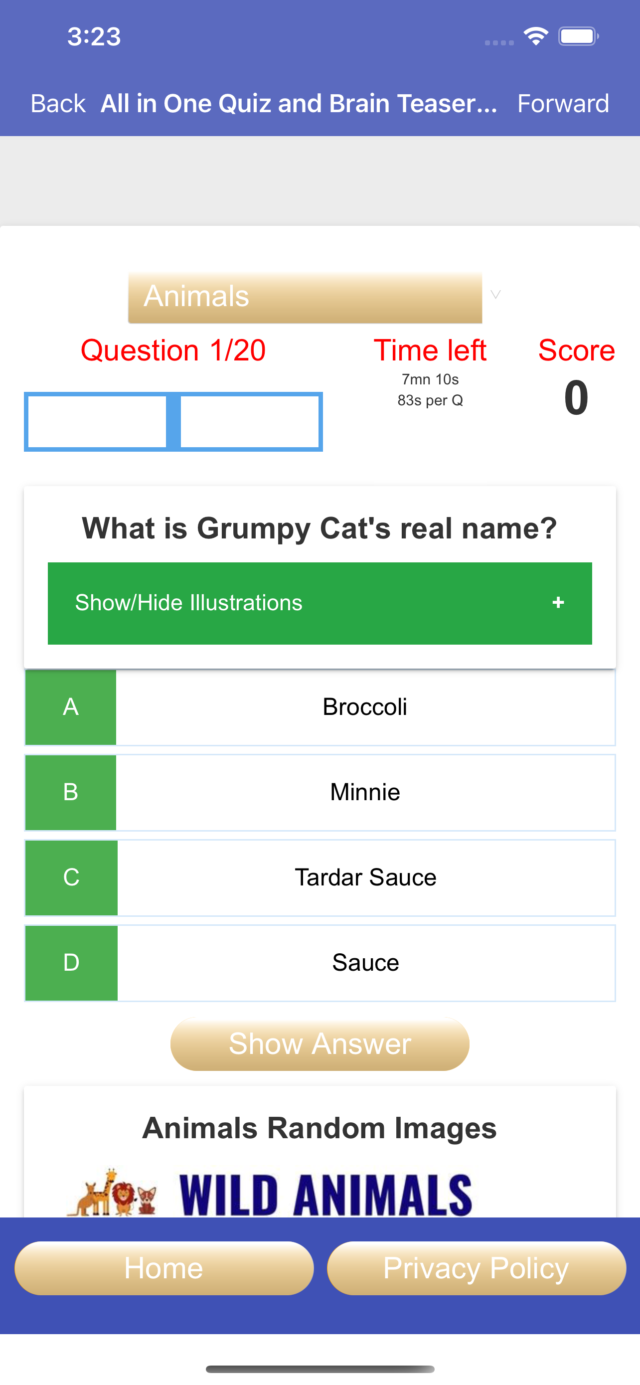All Subjects Quiz Brain Teaser
