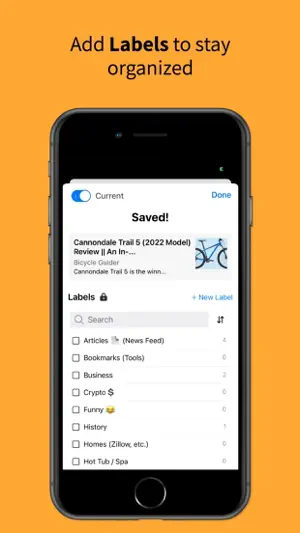 Airframe: Save & find later screenshot 2