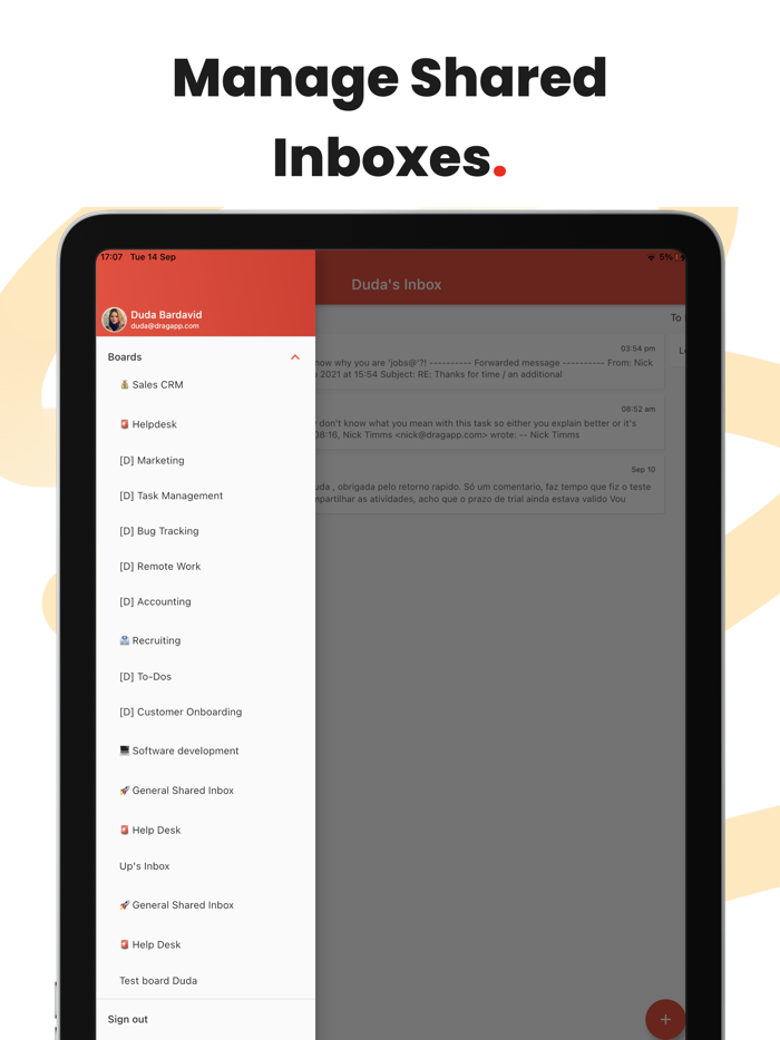 Drag All-in-one workspace