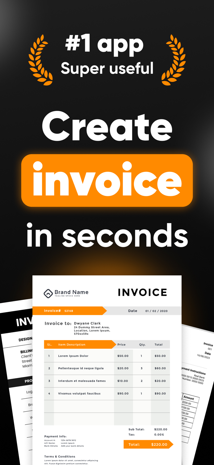 Invoice Maker - Make Receipts