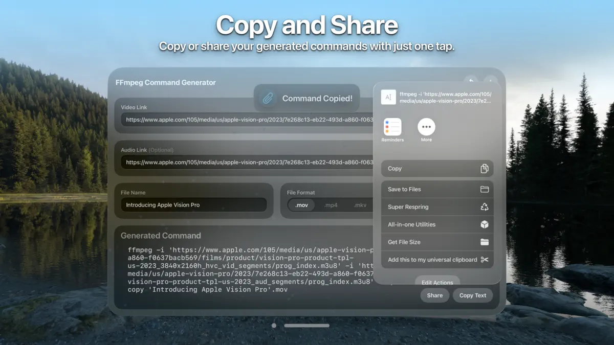 FFmpeg Command Generator screenshot 3